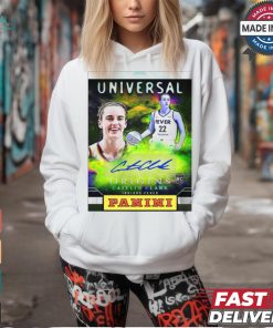 Official Universal Panini Origins Caitlin Clark Indiana Fever Signature poster t shirt