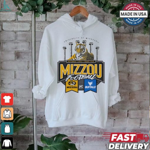 Official University Of Missouri Mizzou Tigers 2024 MU vs Buffalo Game Day t shirt