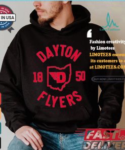 Official University of dayton collegiate circle T shirt