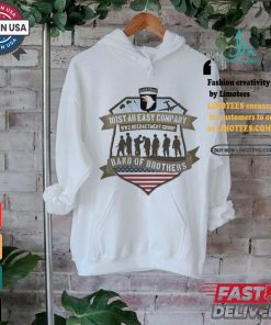 Official Usa 101st ab easy company ww2 reenactment group band of brothers logo T shirt