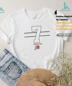 Official Utah Football Cameron Rising 7 t shirt