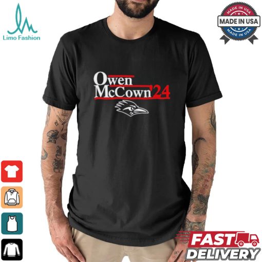 Official Utsa Roadrunners Owen Mccown 2024 T Shirt