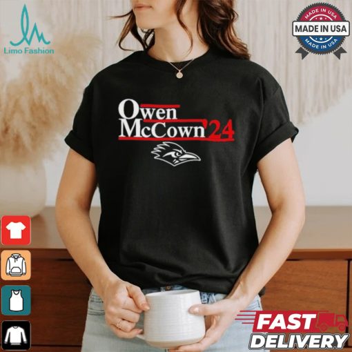 Official Utsa Roadrunners Owen Mccown 2024 T Shirt