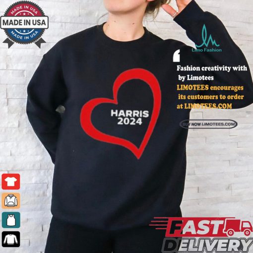 Official Vera wang heart Harris 2024 T shirt