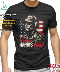 Official Veterans for Harris walz 2024 Kamala Harris tim walz veteran T shirt