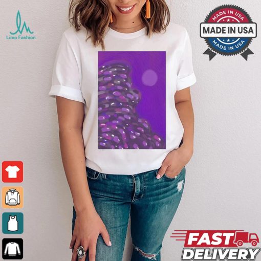 Official Violet cloud painting van gogh shirt