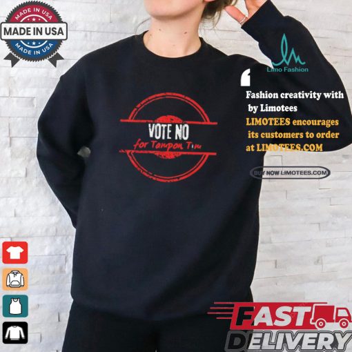 Official Vote no for tampon tim walz vice president kommiebla satire T shirt