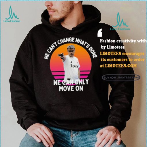 Official We Can’t Change What’s Done We Can Only Move On Turkish Shooter Vintage Retro Olympic Paris 2024 t shirt