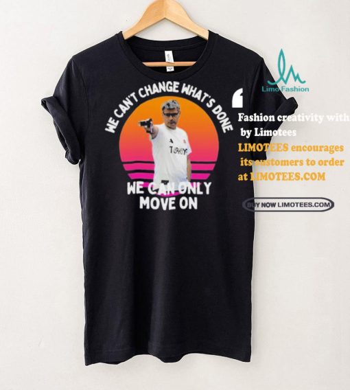Official We Can’t Change What’s Done We Can Only Move On Turkish Shooter Vintage Retro Olympic Paris 2024 t shirt