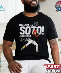 Official Welcome To New York Yankees Juan Soto Shirt