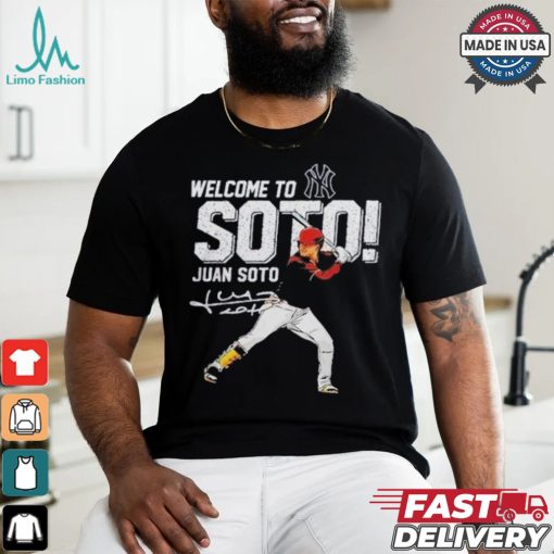 Official Welcome To New York Yankees Juan Soto Shirt