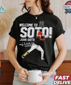 Official Welcome To New York Yankees Juan Soto Shirt