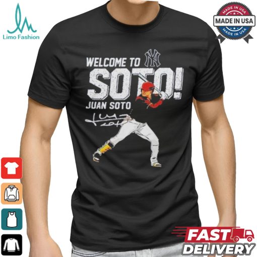 Official Welcome To New York Yankees Juan Soto Shirt