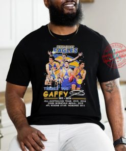 Official West Coast Eagles Thank You Gaffy 2011 2024 Signature Shirt
