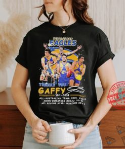 Official West Coast Eagles Thank You Gaffy 2011 2024 Signature Shirt