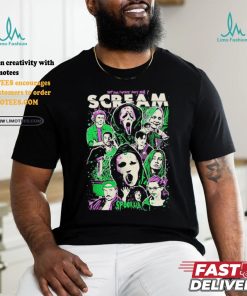 Official What’s Your Favorite Scary Movie Scream Characters Spookala T shirt