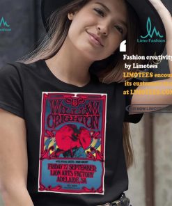 Official William Crighton September 27 2024 Lion Arts Factory in Adelaide Aus Poster shirt