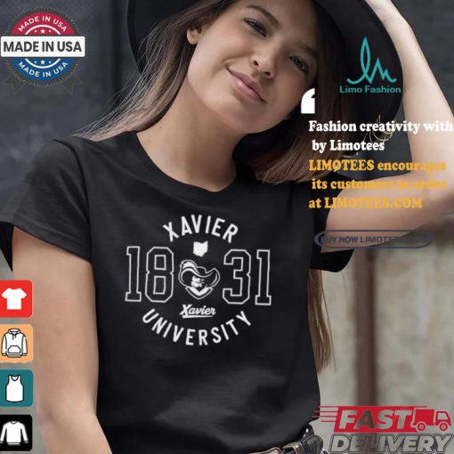 Official Xavier university collegiate circle T shirt
