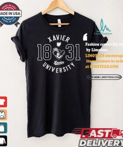 Official Xavier university collegiate circle T shirt
