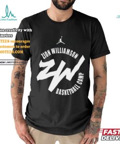 Official Zion Williamson Wearing Zion Williamson Basketball Camp Shirt