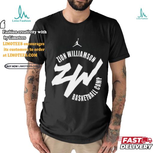 Official Zion Williamson Wearing Zion Williamson Basketball Camp Shirt
