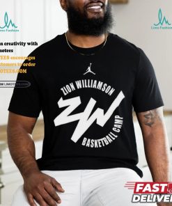Official Zion Williamson Wearing Zion Williamson Basketball Camp Shirt