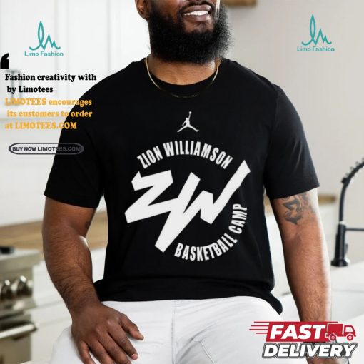 Official Zion Williamson Wearing Zion Williamson Basketball Camp Shirt