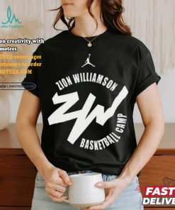 Official Zion Williamson Wearing Zion Williamson Basketball Camp Shirt