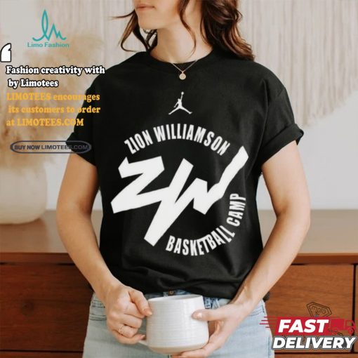Official Zion Williamson Wearing Zion Williamson Basketball Camp Shirt