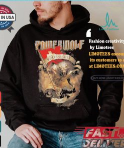 Official Zurich Powerwolf Wolfsnächte Tour 2024 shirt