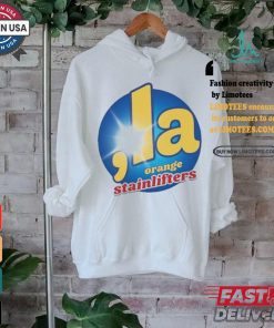 Official comma La Detergent Orange Stainlifters shirt