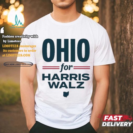 Ohio Democrats Ohio For Harris Walz T shirt