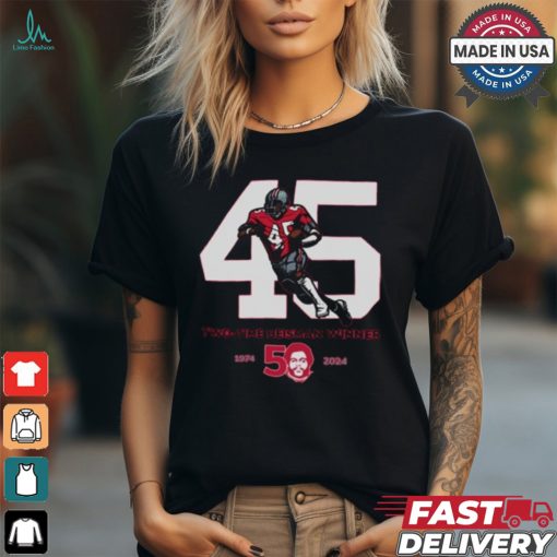 Ohio State Buckeyes Red Champion Archie Griffin 2x Heisman Winner Shirt
