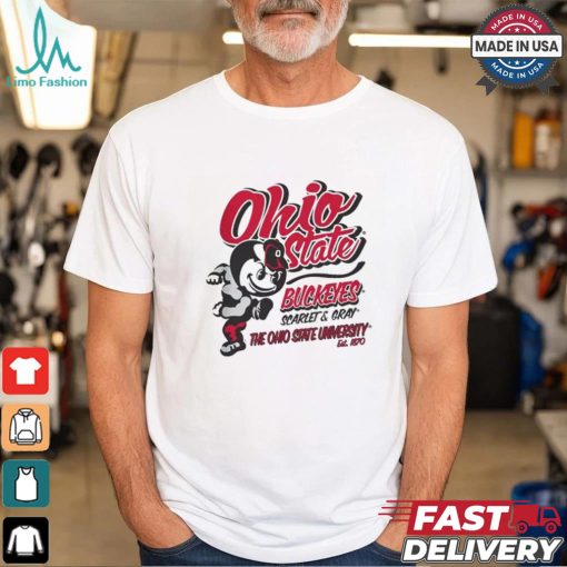 Ohio State Buckeyes White Retro T Shirt