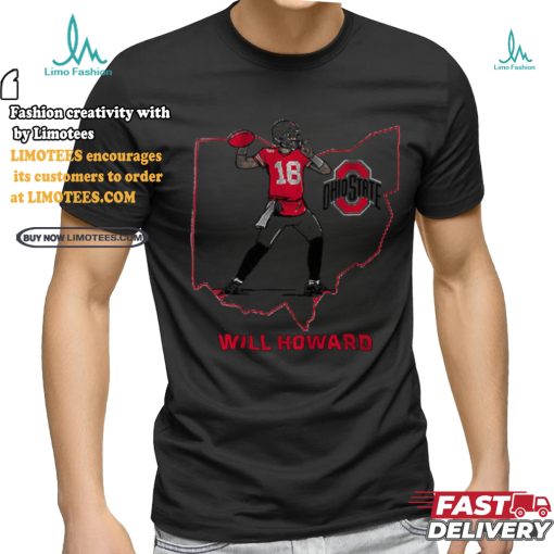 Ohio State Football_ Will Howard State Star shirt