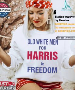 Old White Men For Harris And Freedom Harris Walz Vote Blue Democratic Support For Harris Walz 2024 T shirt