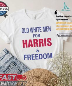 Old White Men For Harris And Freedom Harris Walz Vote Blue Democratic Support For Harris Walz 2024 T shirt, hoodie, sweater, long sleeve and tank top Old White Men For Harris And Freedom Harris Walz Vote Blue Democratic Support For Harris Walz 2024 T shirt