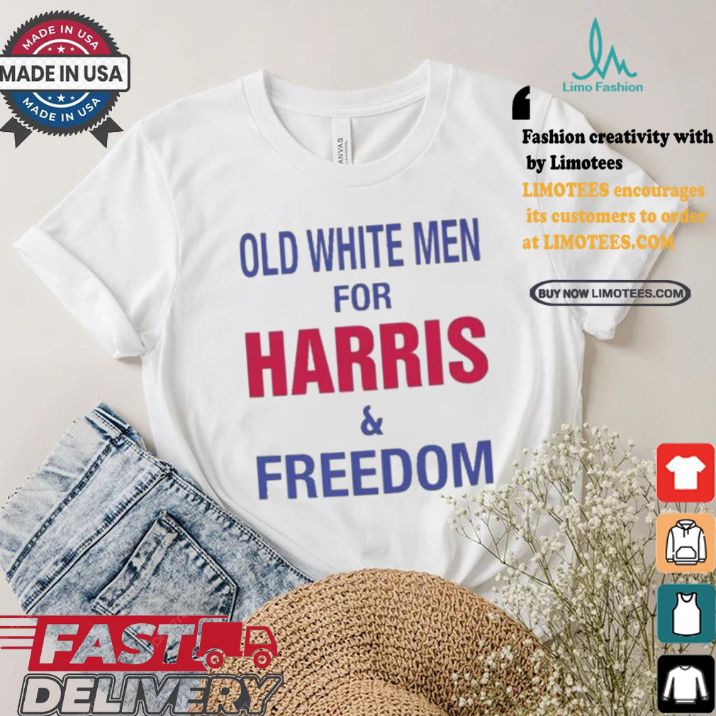Old White Men For Harris And Freedom Harris Walz Vote Blue Democratic Support For Harris Walz 2024 T shirt Old White Men For Harris And Freedom Harris Walz Vote Blue Democratic Support For Harris Walz 2024 T shirt