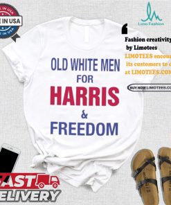 Old White Men For Harris And Freedom Harris Walz Vote Blue Democratic Support For Harris Walz 2024 T shirt, hoodie, sweater, long sleeve and tank top Old White Men For Harris And Freedom Harris Walz Vote Blue Democratic Support For Harris Walz 2024 T shirt