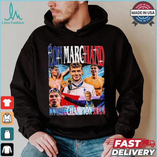 Olympic Games Ou Oversize Leon Marchand T shirt