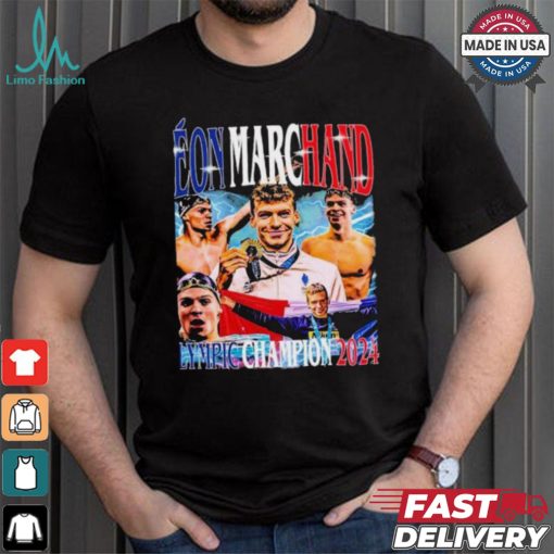 Olympic Games Ou Oversize Leon Marchand T shirt