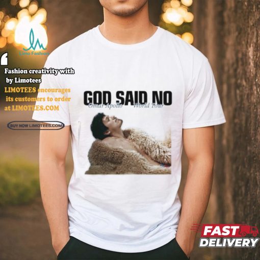 Omar Apollo God Said No Tour Shirt