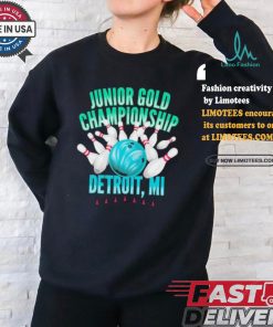 Original 2024 Junior Gold Championships Detroit Ml Pinsplash Performance T Shirt