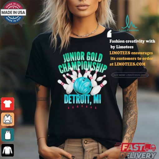 Original 2024 Junior Gold Championships Detroit Ml Pinsplash Performance T Shirt