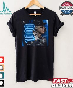 Original Aaron Judge New York Yankees 1000 One Thousand Career Hits signature shirt
