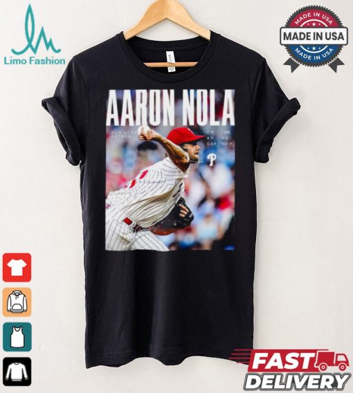 Original Aaron Nola Phillies Aug 27 vs Astros 7 ip 4 h 0 er 1 bb 6 k 102 p shirt