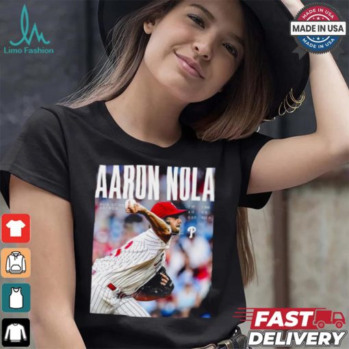 Original Aaron Nola Phillies Aug 27 vs Astros 7 ip 4 h 0 er 1 bb 6 k 102 p shirt