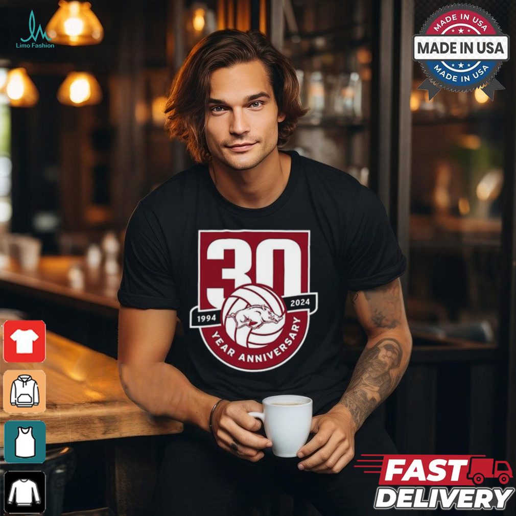 Original Arkansas Razorback Volleyball Celebrating 30 Years 1994 2024 shirt Original Arkansas Razorback Volleyball Celebrating 30 Years 1994 2024 shirt