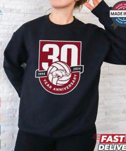 Original Arkansas Razorback Volleyball Celebrating 30 Years 1994 2024 shirt