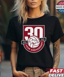 Original Arkansas Razorback Volleyball Celebrating 30 Years 1994 2024 shirt